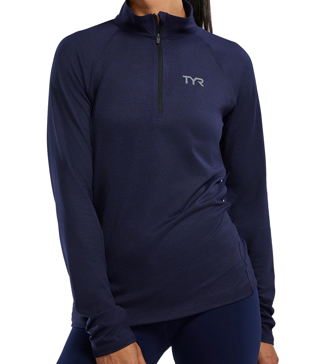 TYR Women's Long Sleeve Quarter Zip - Image 12