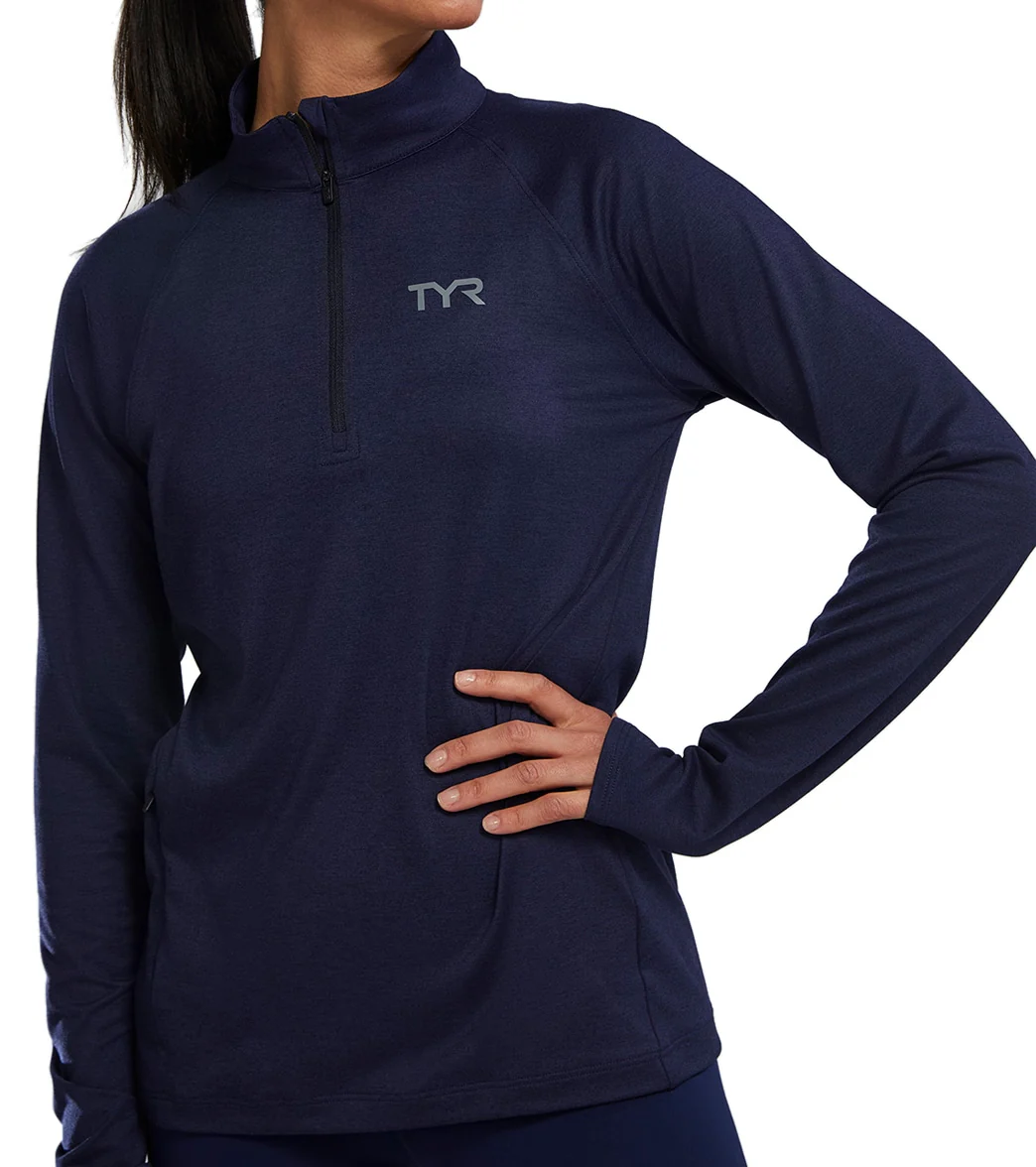 TYR Women's Long Sleeve Quarter Zip - Image 14
