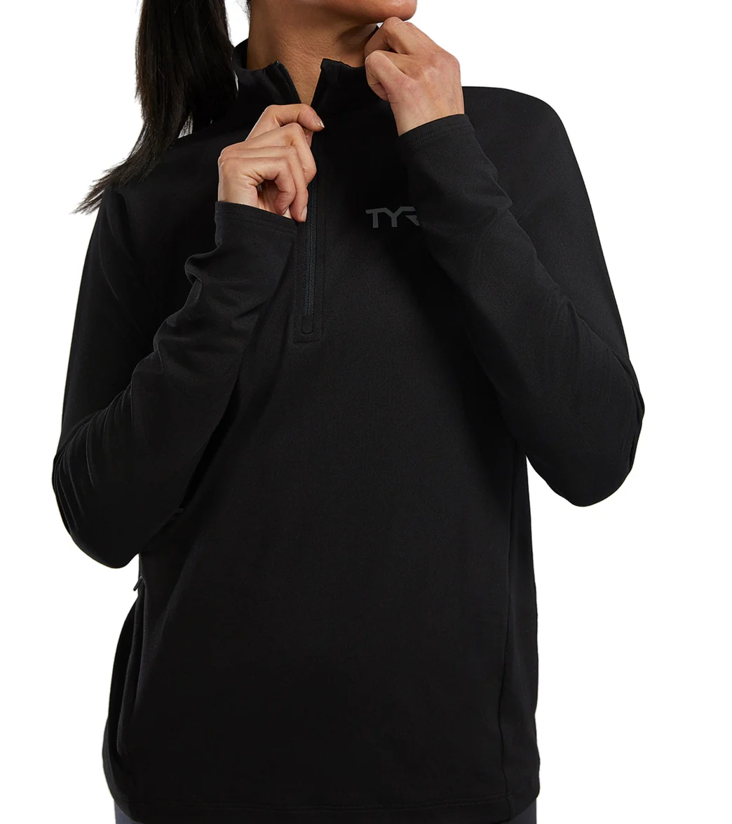 TYR Women's Long Sleeve Quarter Zip - Image 21