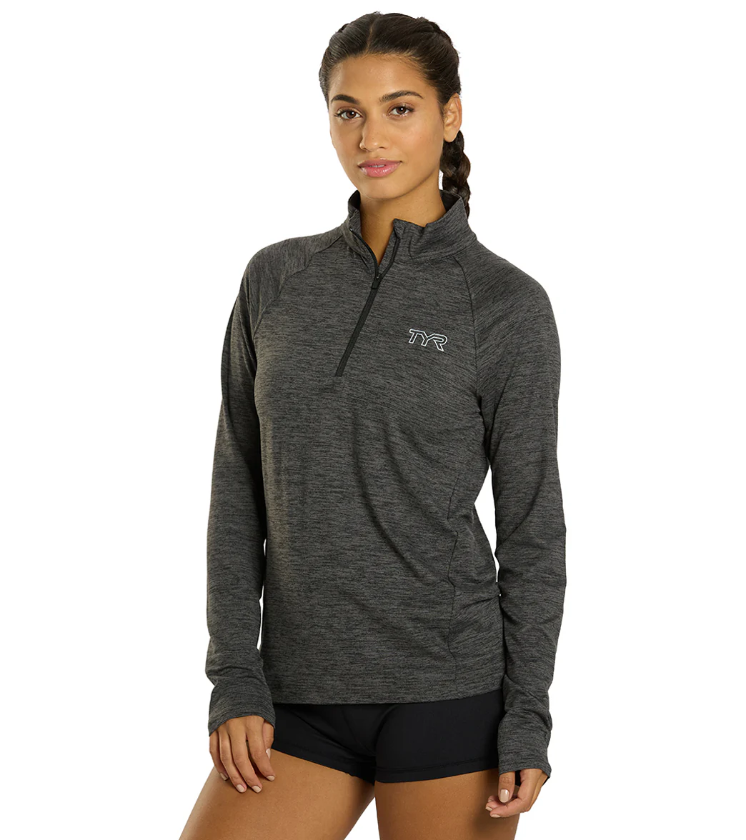 TYR Women's Long Sleeve Quarter Zip - Image 4