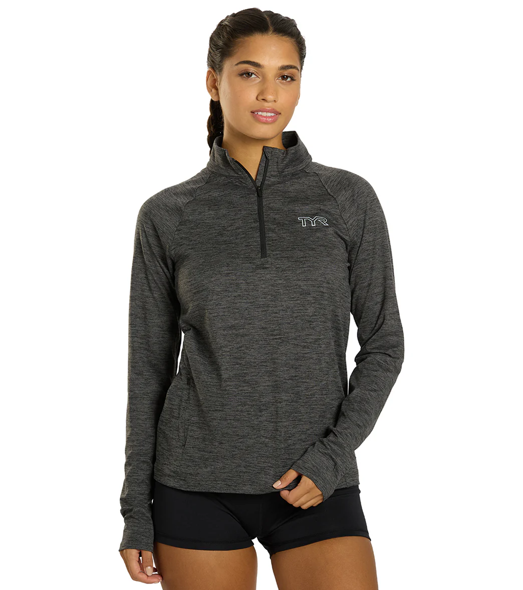 TYR Women's Long Sleeve Quarter Zip - Image 6