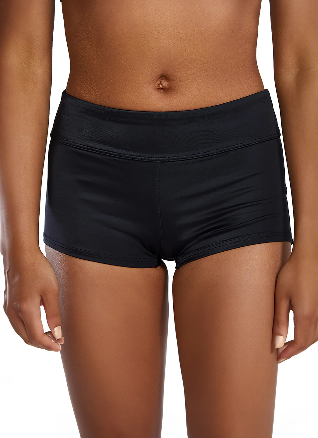 TYR Women's Solid Della Boyshort Bikini Bottom - Image 9