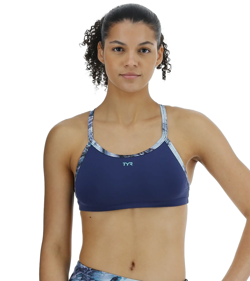 TYR Women's Solid Diamondfit Bikini Top - Image 9