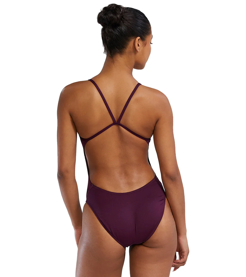 TYR Women's Solid Durafast Elite Cutoutfit One Piece Swimsuit - Image 71