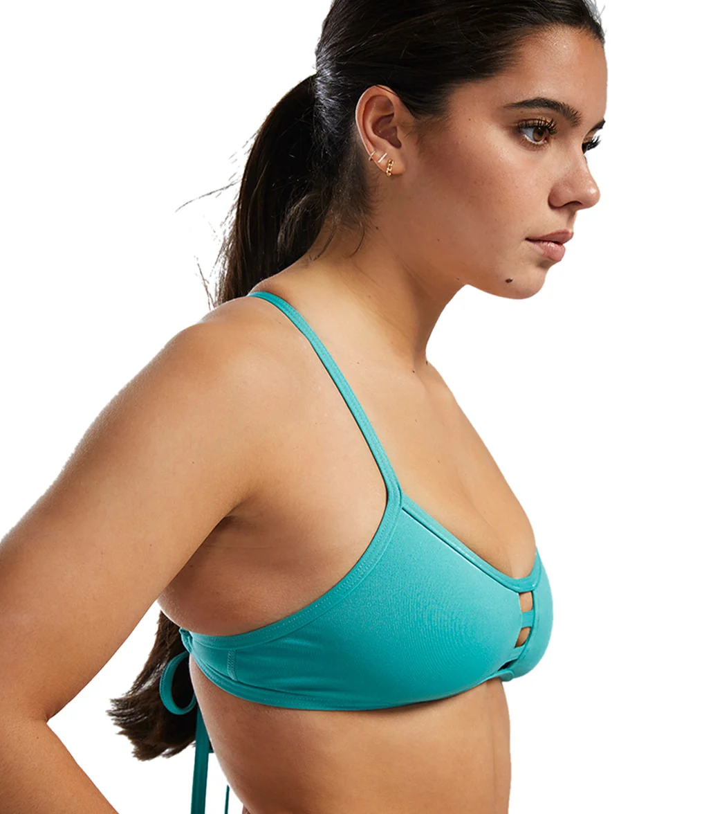 TYR Women's Solid Pacific Tieback Bikini Top - Image 12