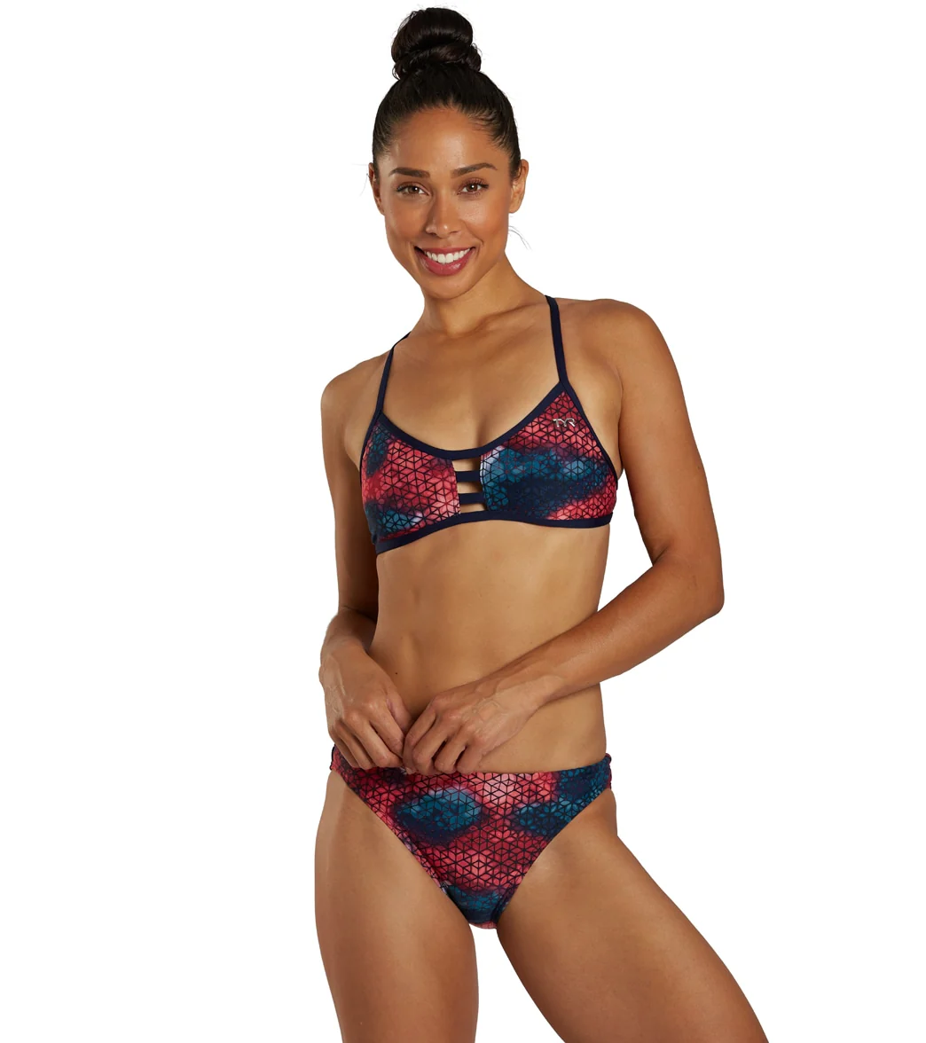 TYR Women's Starhex Pacific Tieback Bikini Top - Image 4