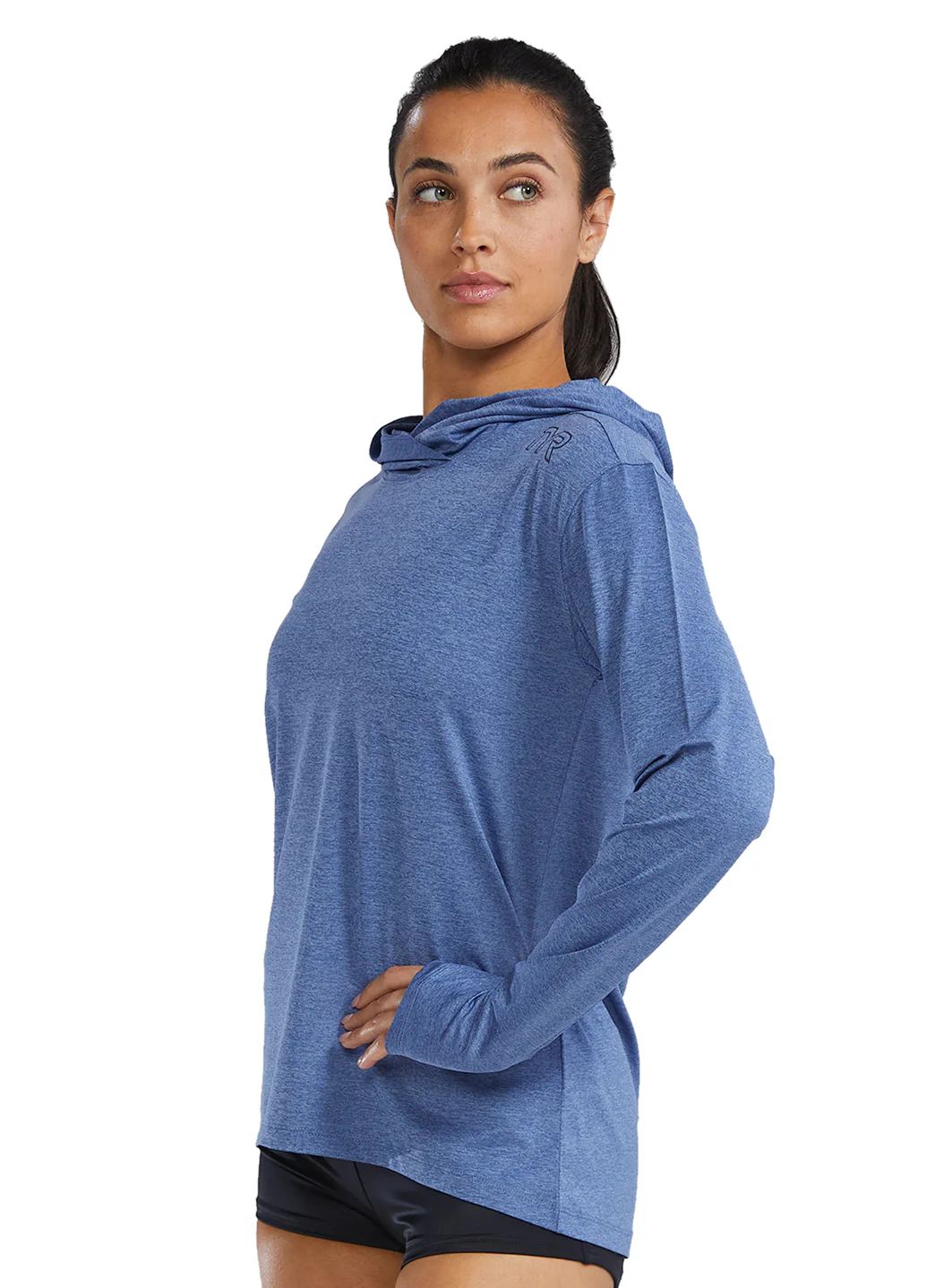 TYR Women's SunDefense Long Sleeve Hooded UPF 50+ Swim Shirt - Image 55