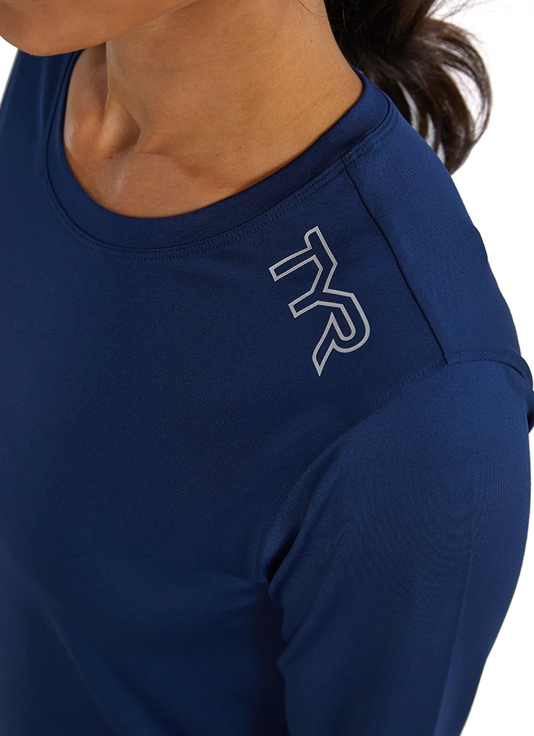 TYR Women's SunDefense Long Sleeve UPF 50+ Swim Shirt - Image 16