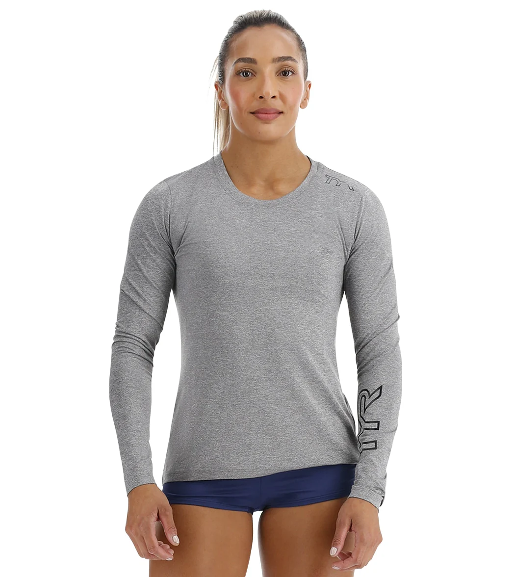 TYR Women's SunDefense Long Sleeve UPF 50+ Swim Shirt - Image 19