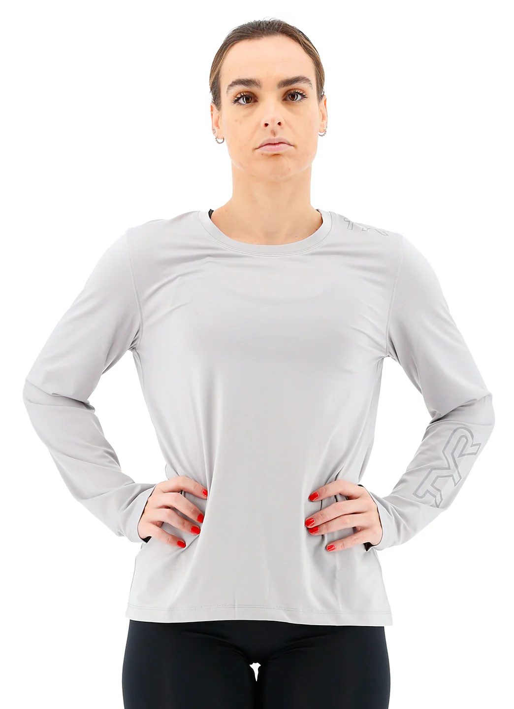 TYR Women's SunDefense Long Sleeve UPF 50+ Swim Shirt - Image 2