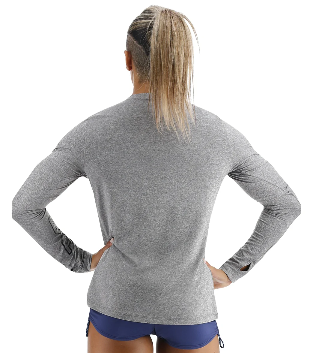 TYR Women's SunDefense Long Sleeve UPF 50+ Swim Shirt - Image 22