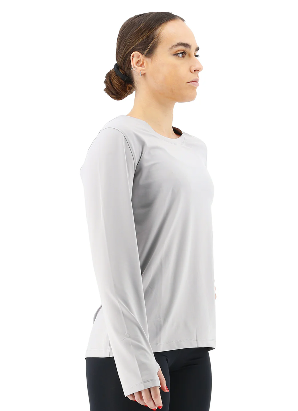 TYR Women's SunDefense Long Sleeve UPF 50+ Swim Shirt - Image 3