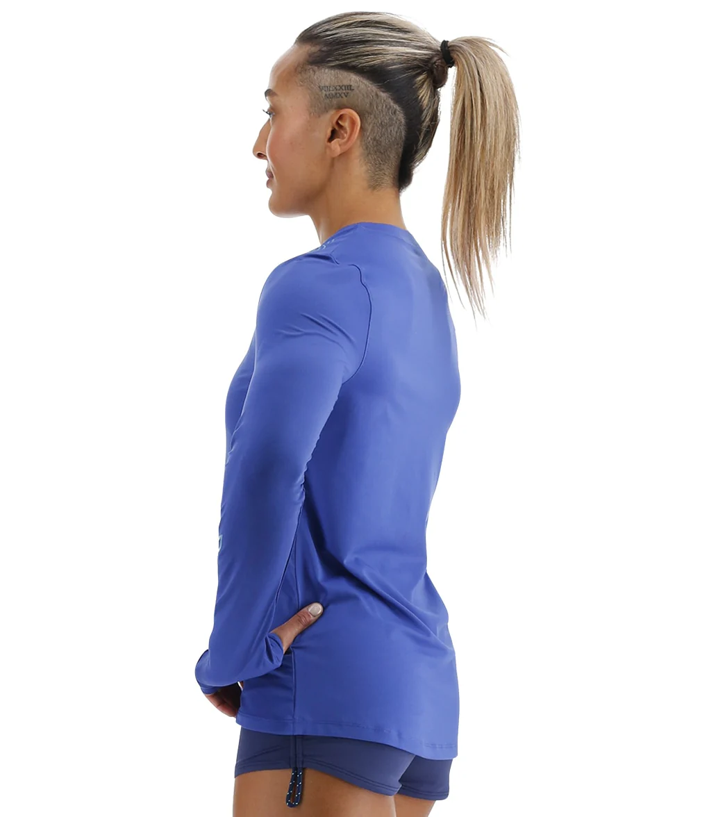 TYR Women's SunDefense Long Sleeve UPF 50+ Swim Shirt - Image 33