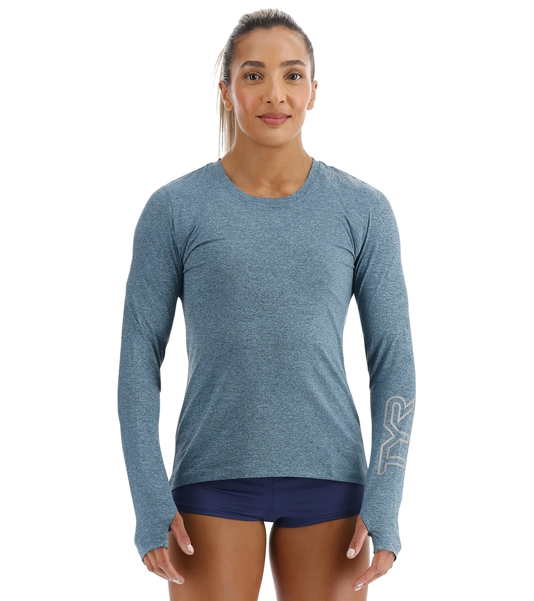 TYR Women's SunDefense Long Sleeve UPF 50+ Swim Shirt - Image 36