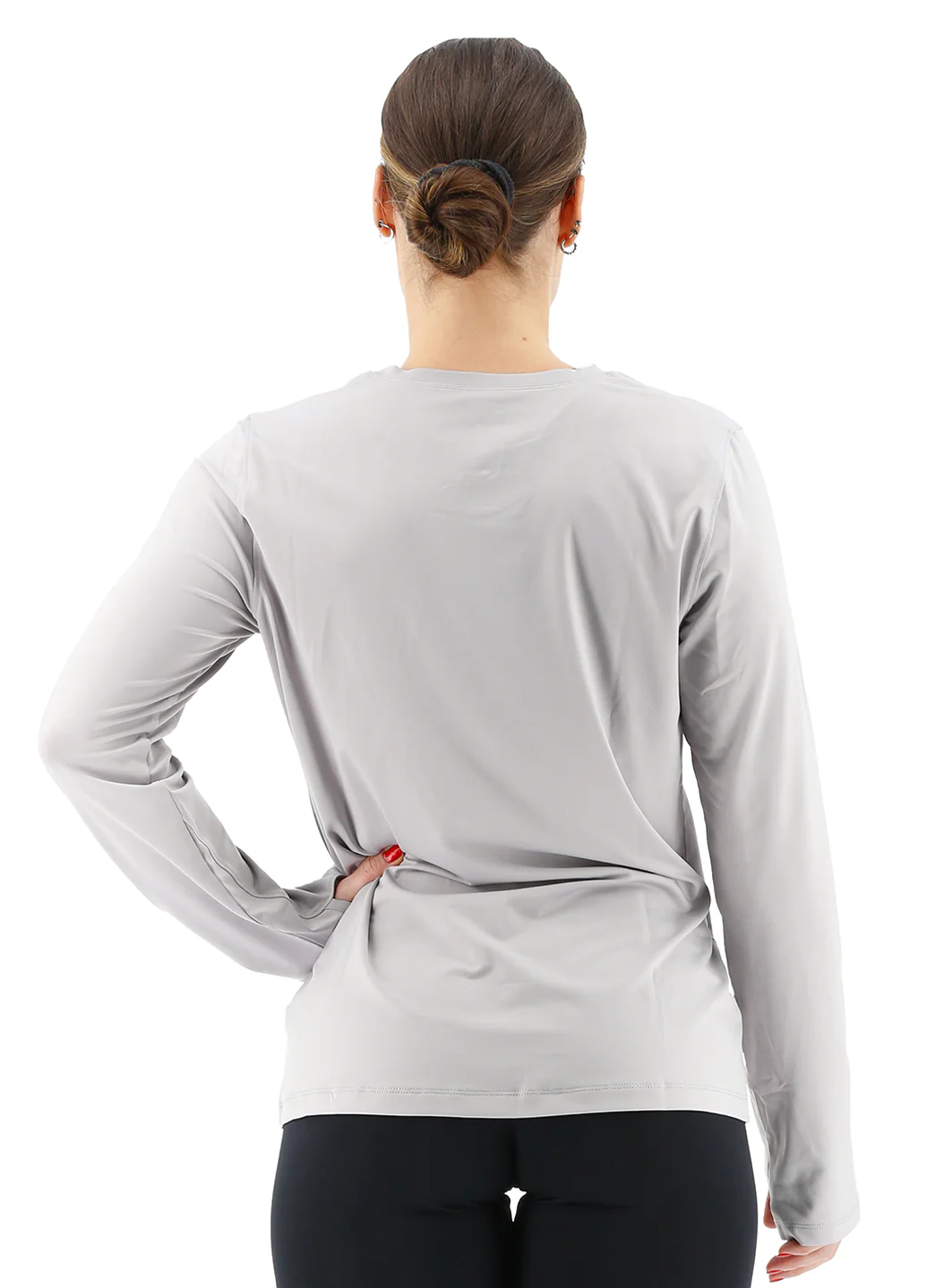 TYR Women's SunDefense Long Sleeve UPF 50+ Swim Shirt - Image 4