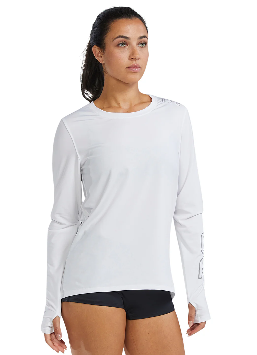 TYR Women's SunDefense Long Sleeve UPF 50+ Swim Shirt - Image 55