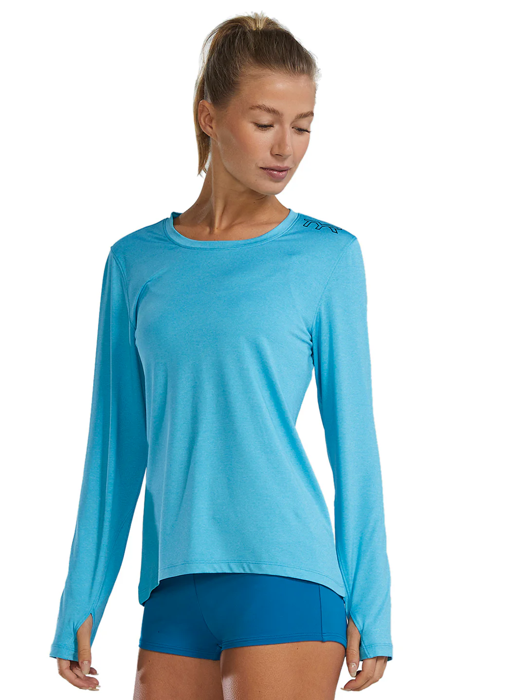 TYR Women's SunDefense Long Sleeve UPF 50+ Swim Shirt - Image 65