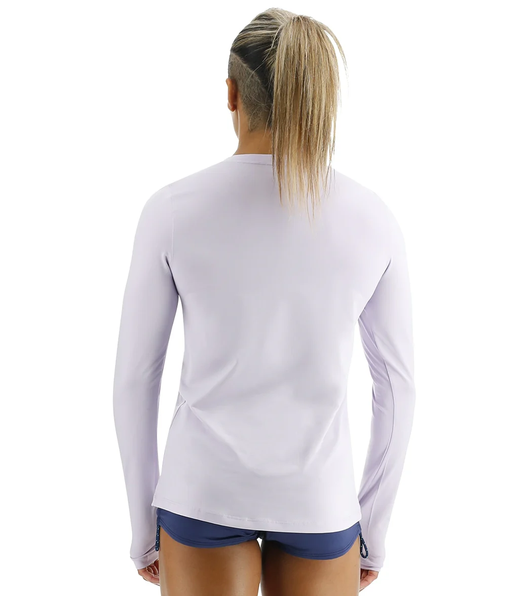 TYR Women's SunDefense Long Sleeve UPF 50+ Swim Shirt - Image 70