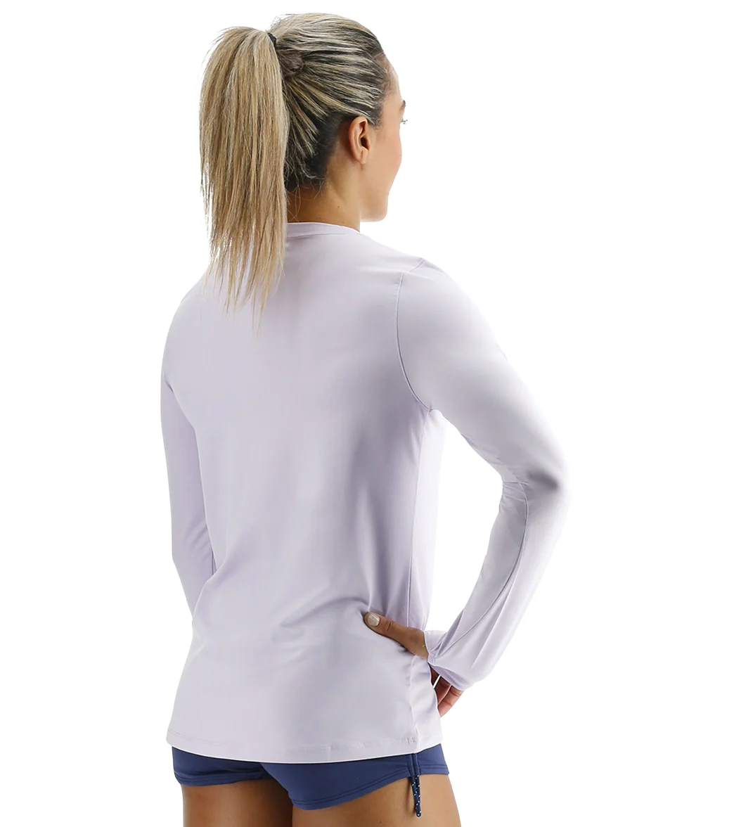 TYR Women's SunDefense Long Sleeve UPF 50+ Swim Shirt - Image 71