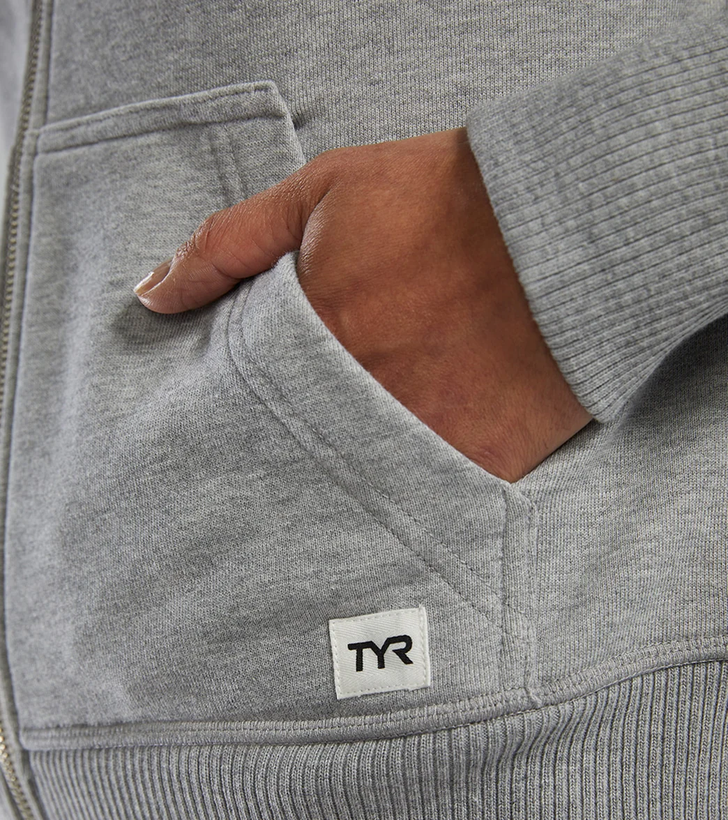 TYR Women's Ultrasoft Heavyweight Terry Full Zip Hoodie - Image 9