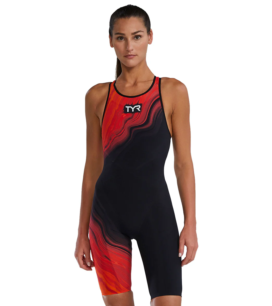 TYR Women's Venzo Volconyx Open Back Tech Suit Swimsuit - Image 26