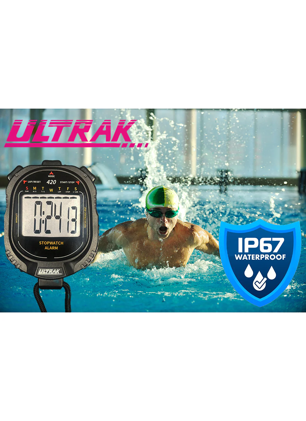 Ultrak 420 Waterproof Stopwatch - Image 8