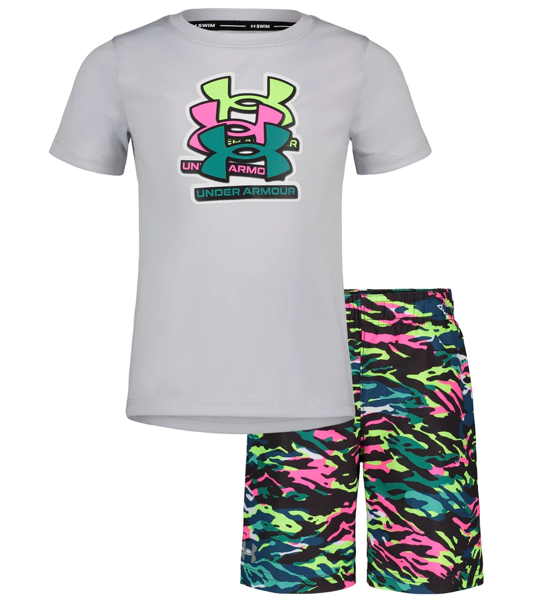 Under Armour Boys' Pop Tiger Swim Set (Toddler, Little Kid) - Image 4