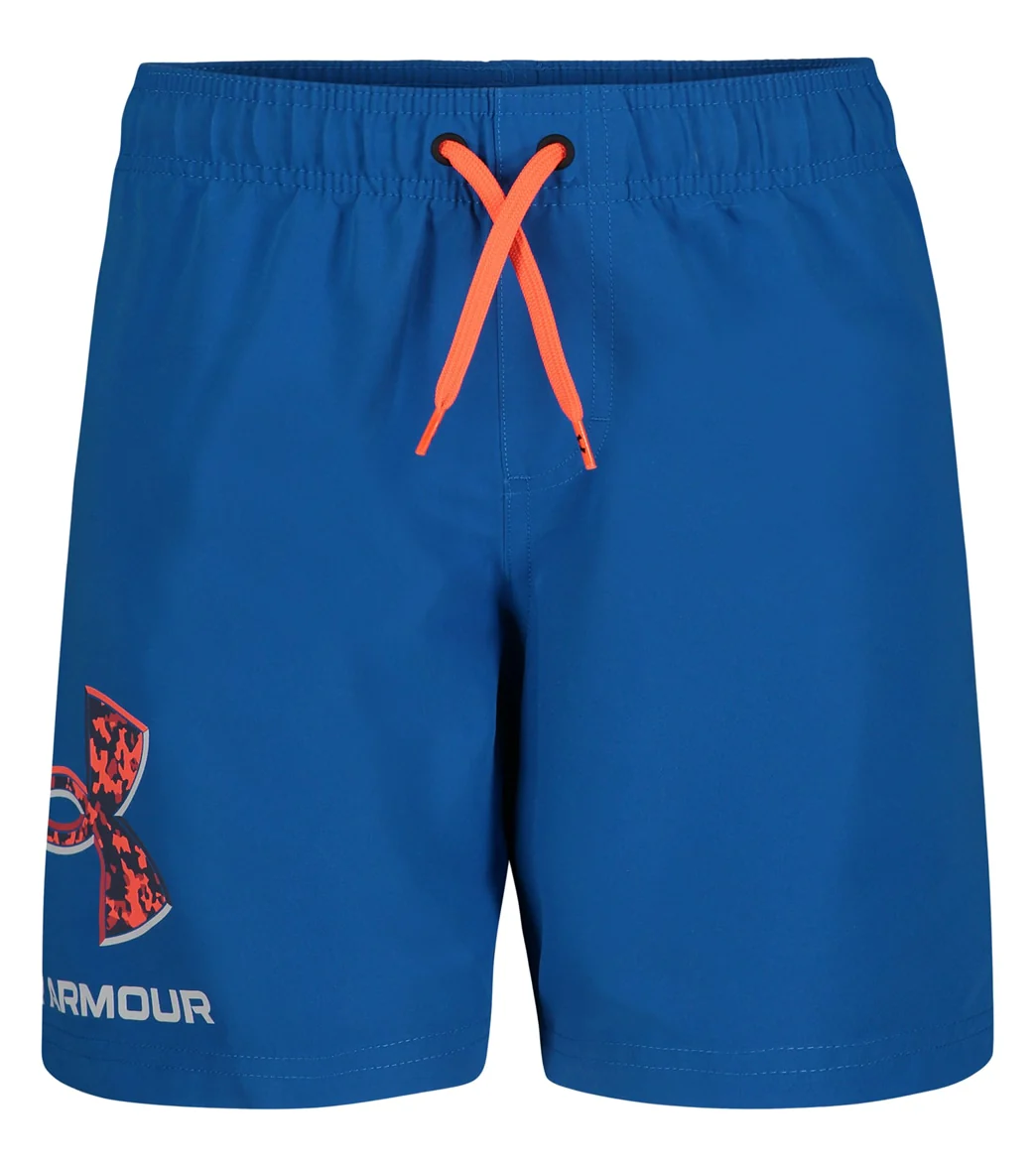 Under Armour Boys' UA Crystal Speckle Logo Volley Shorts (Big Kid)