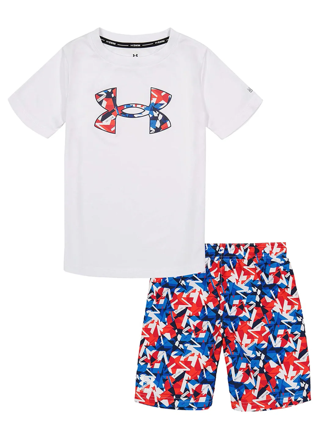 Under Armour Boys' UA Freedom Start Short Sleeve Swim Set (Toddler)