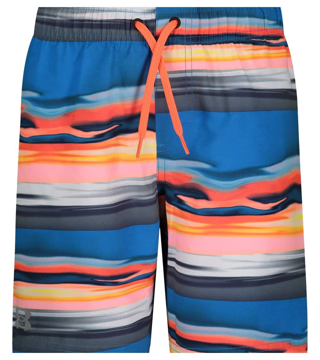 Under Armour Boys' UA Serenity Stripe Volley Shorts (Little Kid) - Image 5
