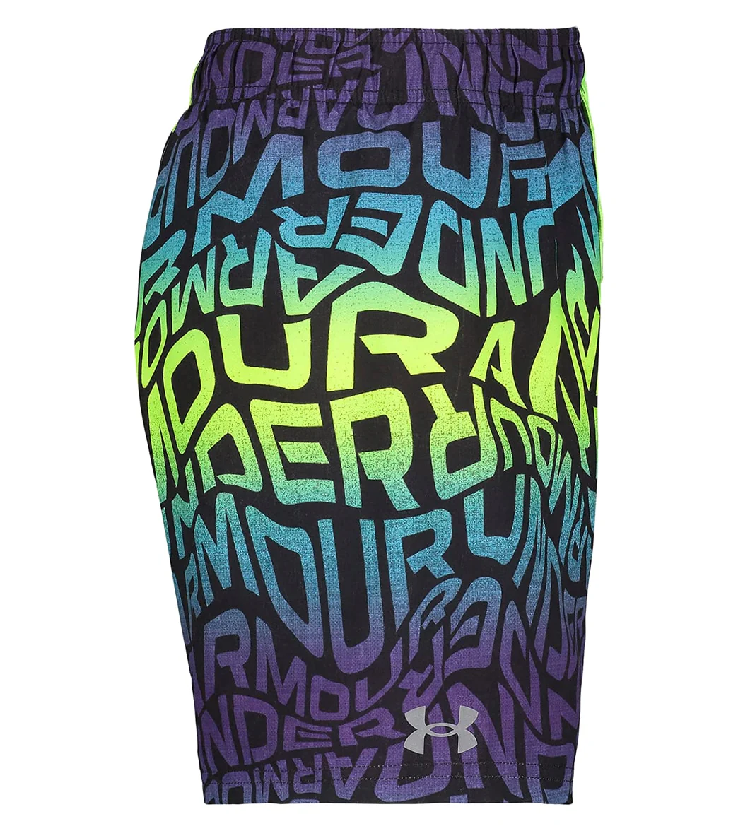 Under Armour Boys' UA Warp Logo Swim Trunks (Little Kid, Big Kid) - Image 2