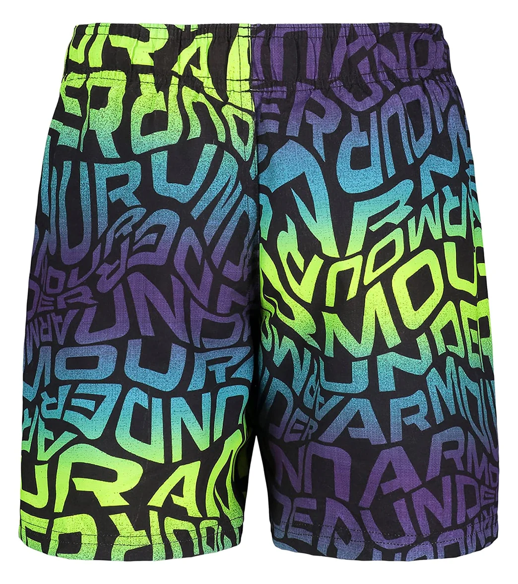 Under Armour Boys' UA Warp Logo Swim Trunks (Little Kid, Big Kid) - Image 4