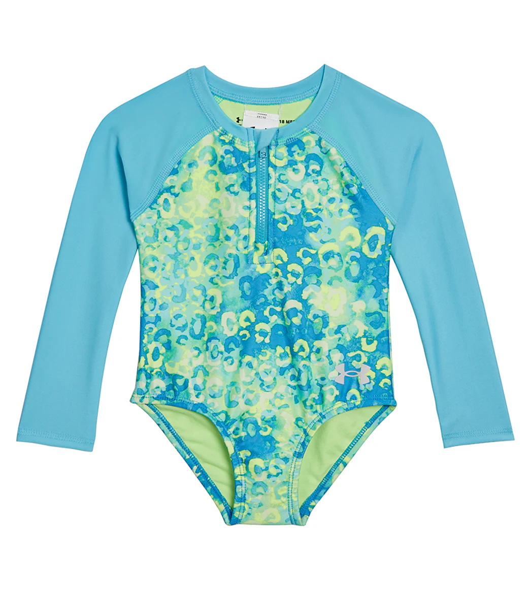 Under Armour Girls' Shadow Cheetah Paddlesuit (Baby) - Image 5