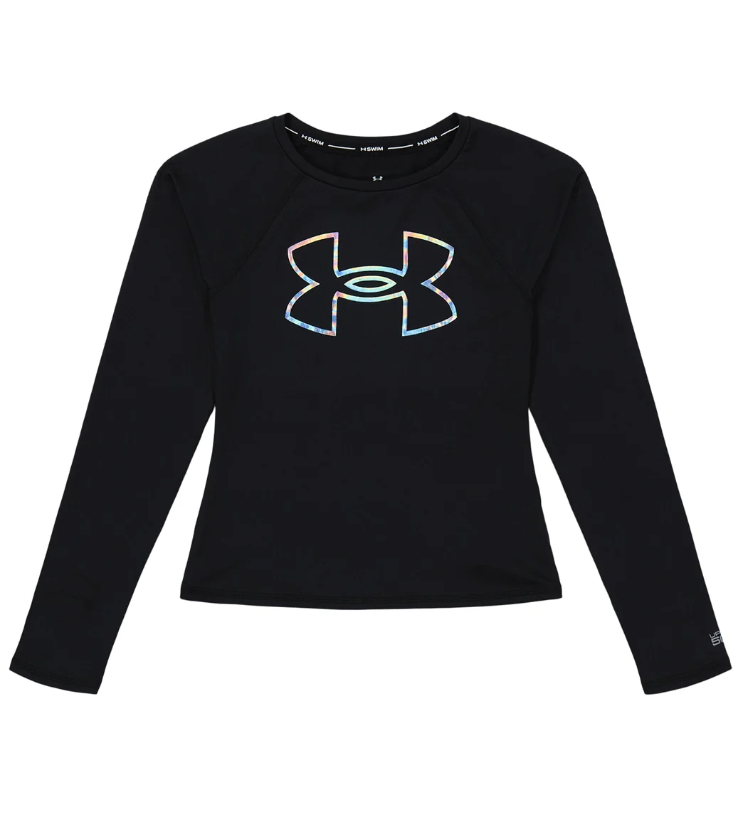 Under Armour Girls' UA Core Rashguard (Big Kid) - Image 13