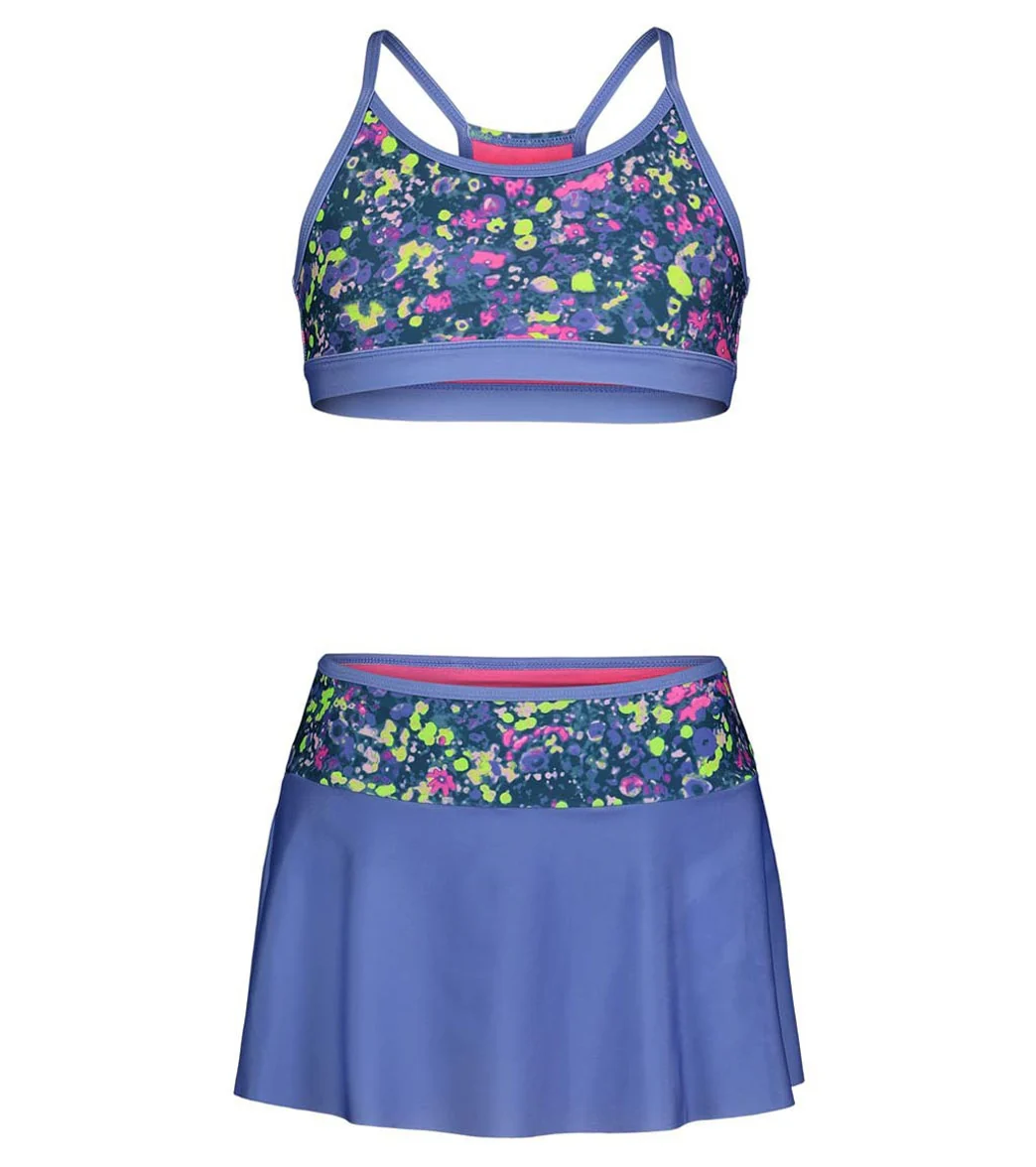 Under Armour Girls' UA Two Piece Swim Skirt Set (Toddler, Little Kid) - Image 4