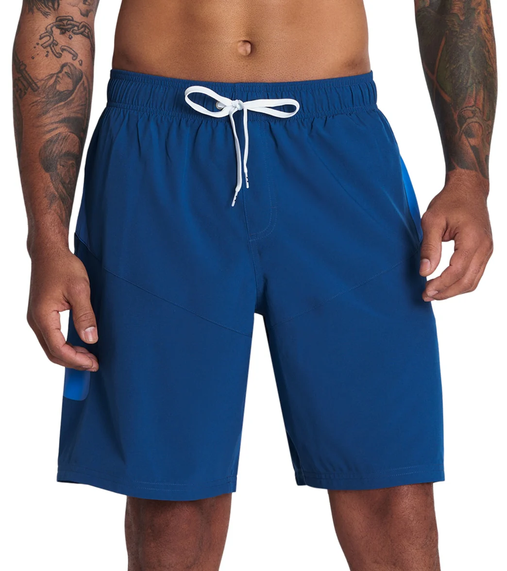 Under Armour Men's 20" Point Breeze Colorblock Swim Trunks - Image 10