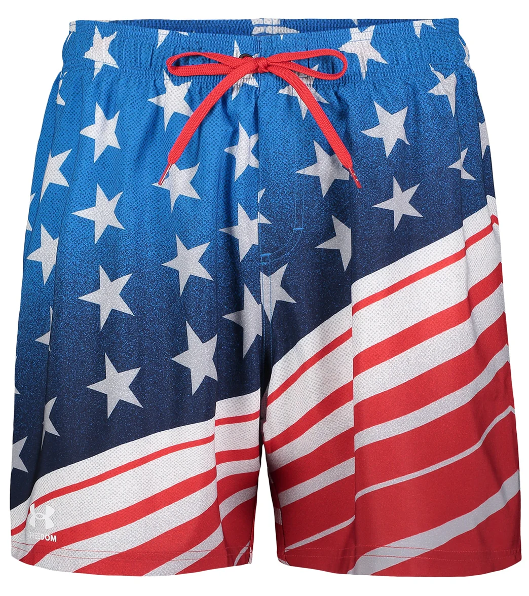 Under Armour Men's UA Stars & Stripes Swim Trunks - Image 6