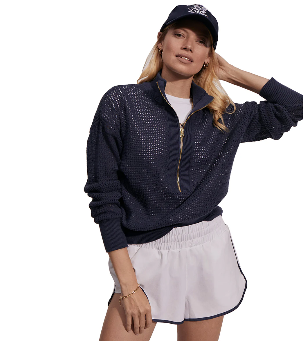 Varley Aurora Half Zip Knit Pullover - Image 4