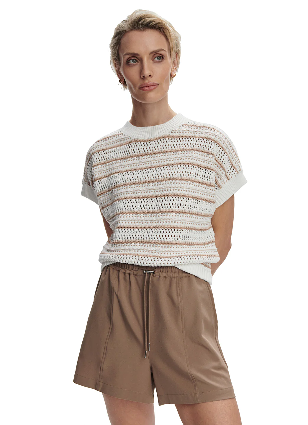 Varley Ciara Stripe Knit Top - Image 2