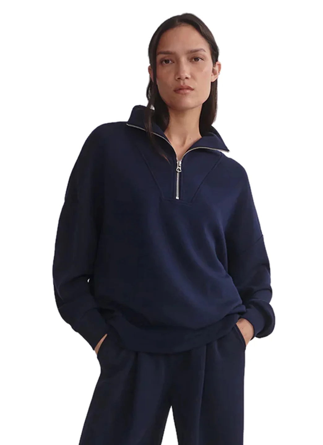 Varley Hawley Half Zip Sweatshirt - Image 7