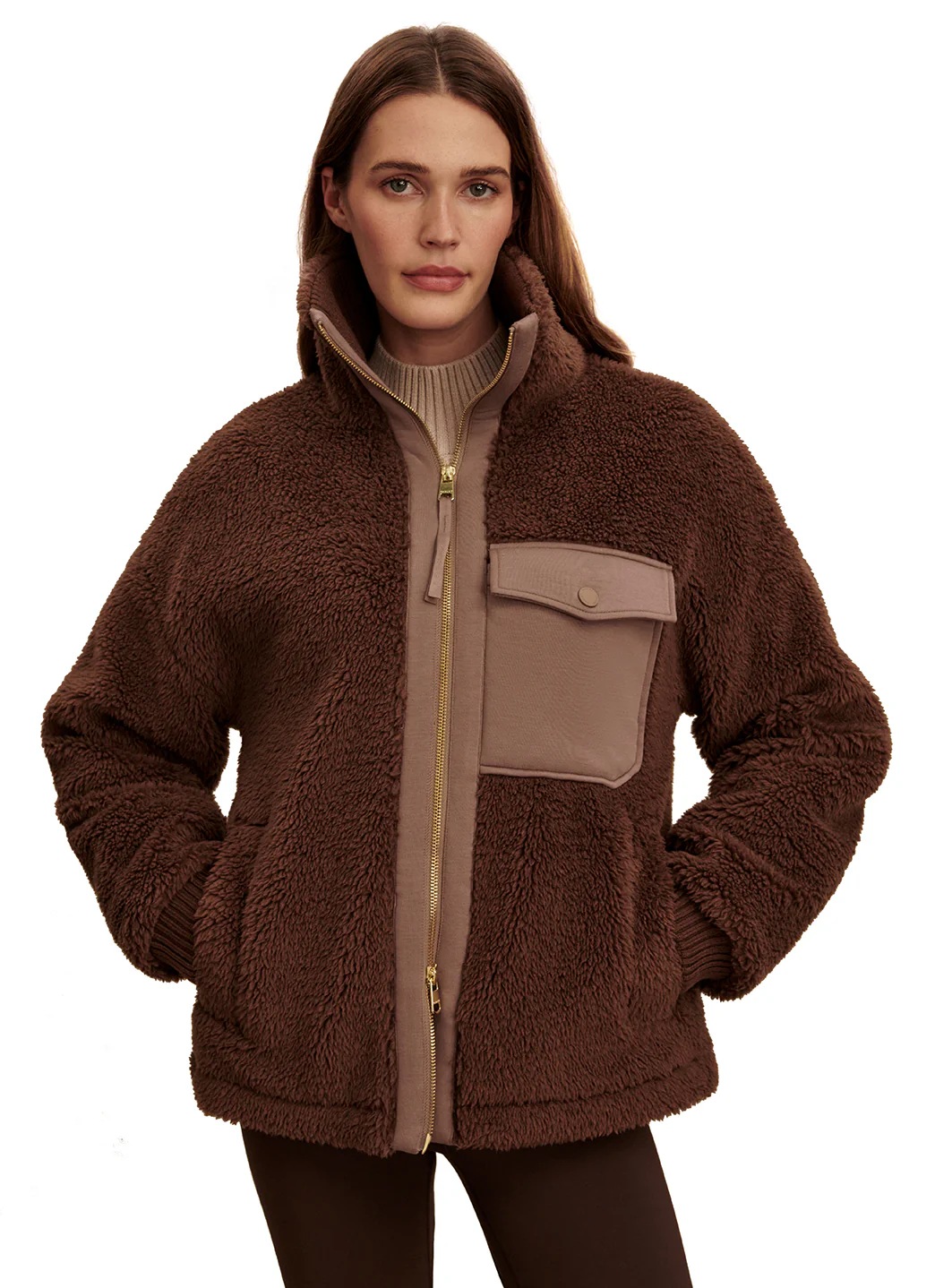 Varley Lowell Sherpa Jacket - Image 3