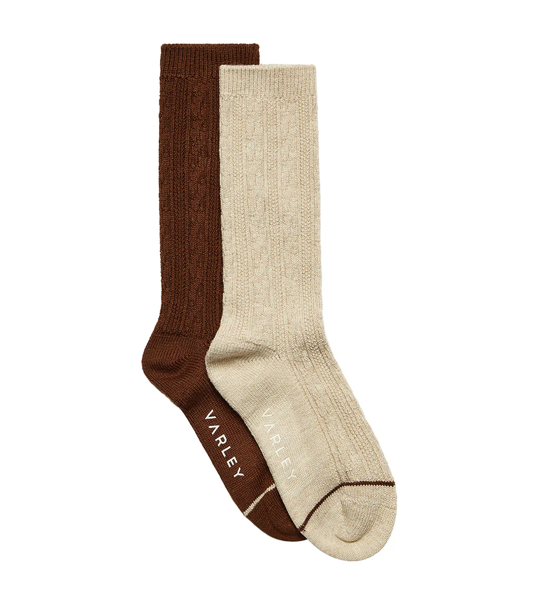Varley Primrose Plush Cable Sock - Image 3