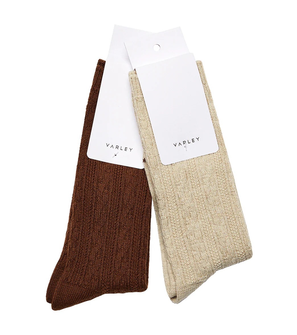 Varley Primrose Plush Cable Sock - Image 4