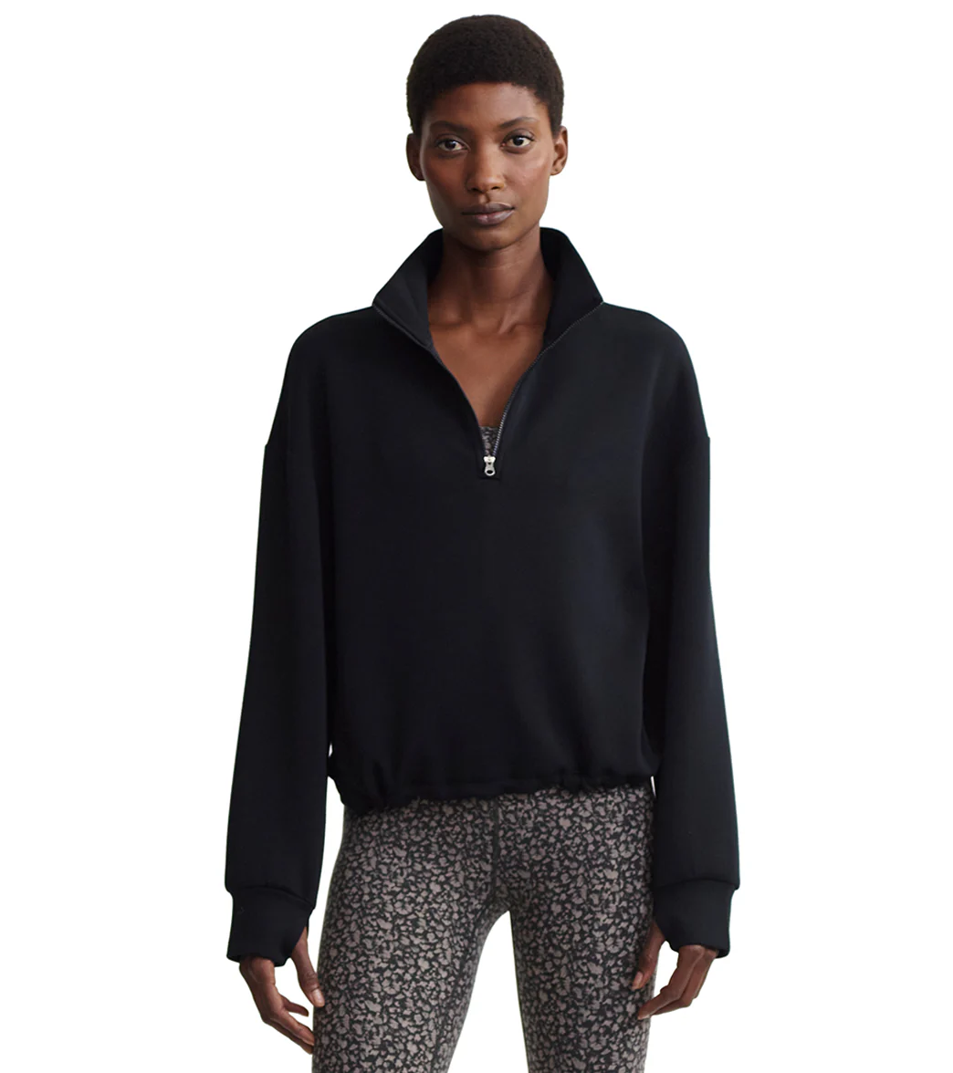 Varley Sian Cropped Half Zip Midlayer Pullover - Image 18