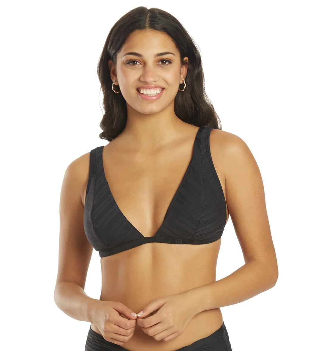 Vince Camuto Women's Ripple Effect Ribbed Triangle Bikini Top - Image 13