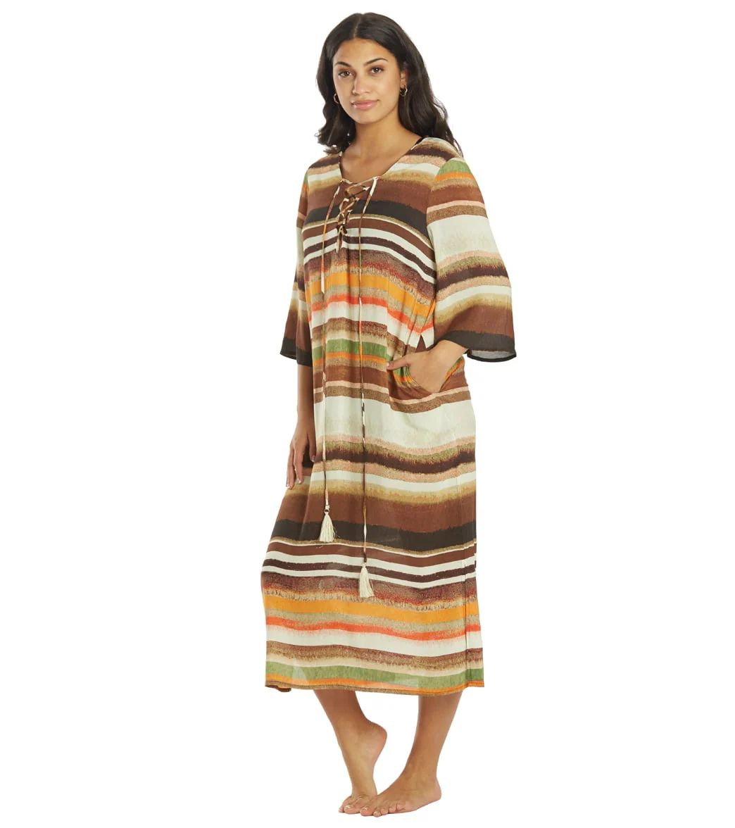 Vince Camuto Women's Seychelle Midi Caftan Cover Up - Image 6