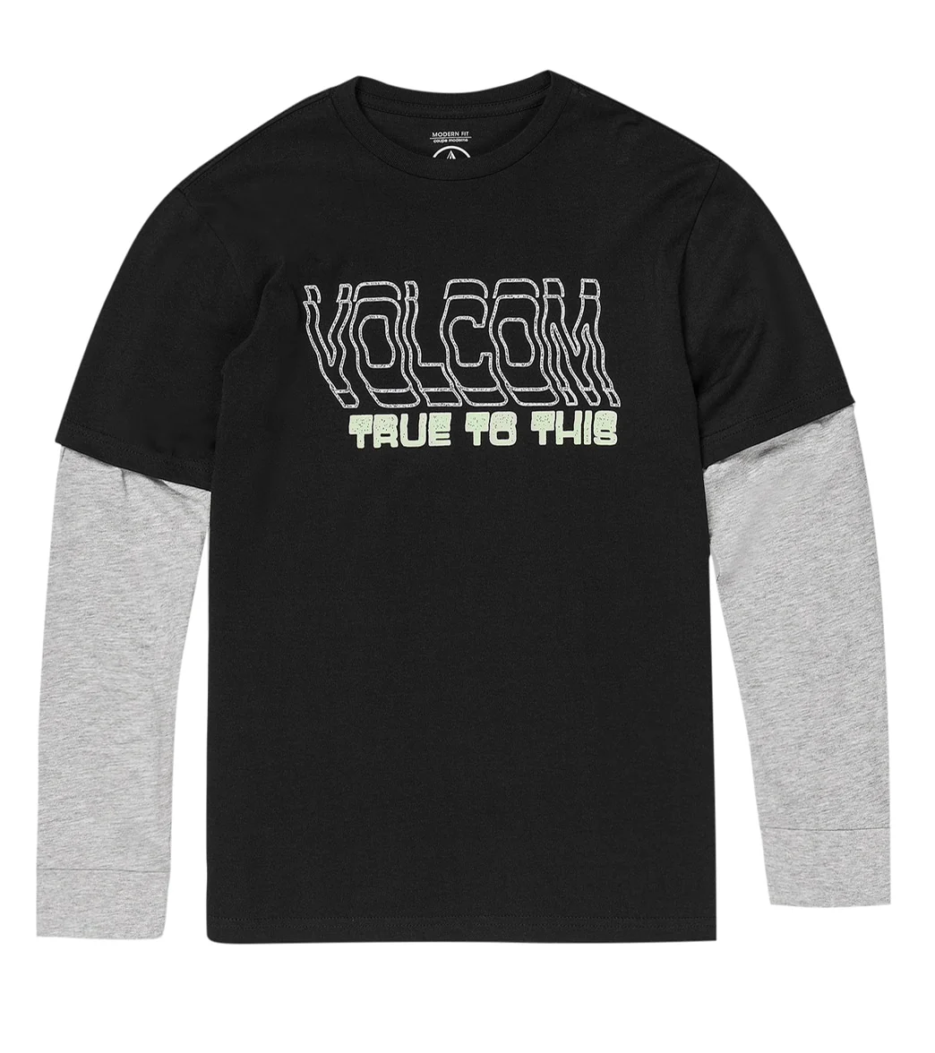 Volcom Boys' Bandstone Twofer Long Sleeve Tee (Big Kid) - Image 5