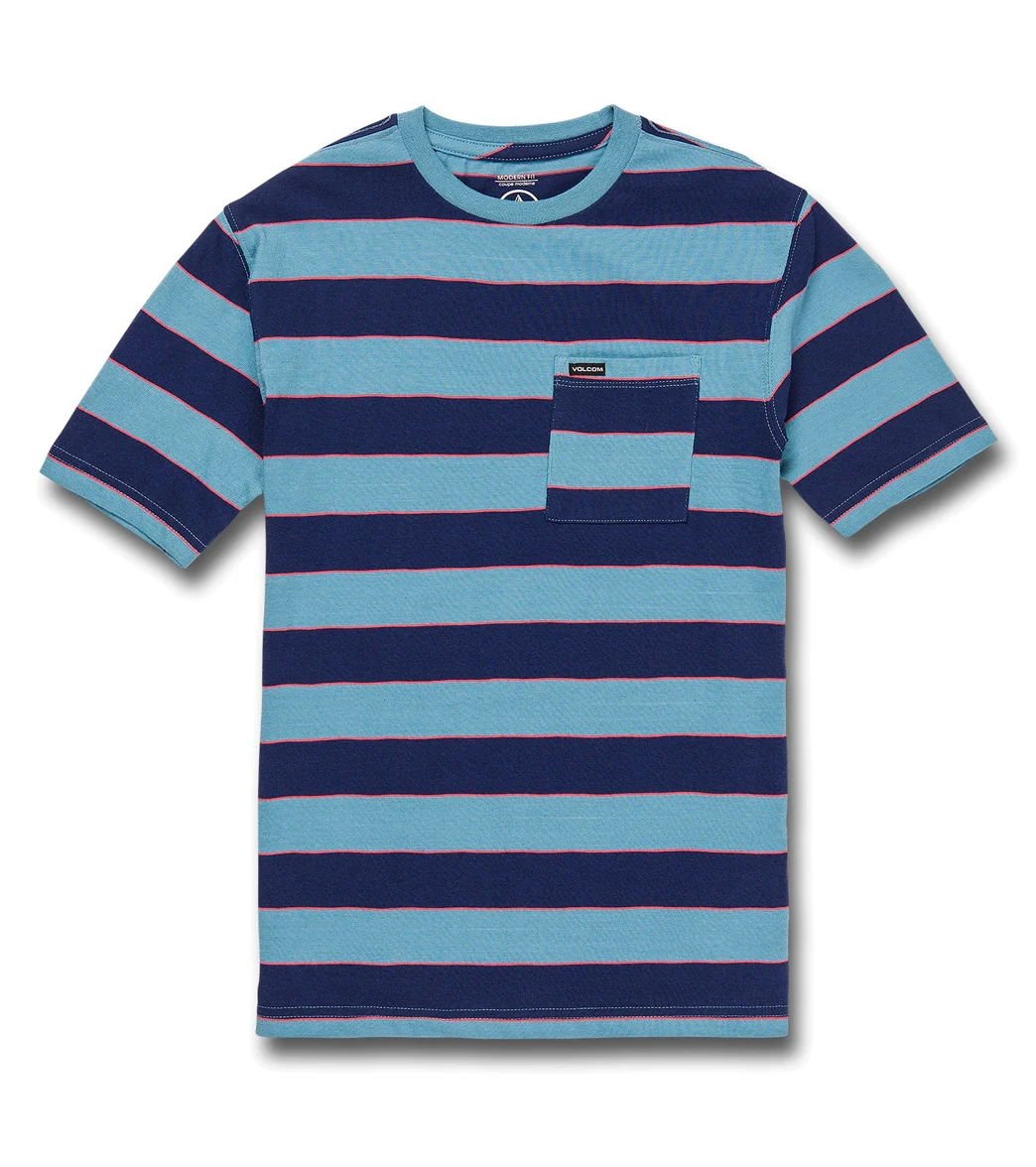 Volcom Boys' Maxer Stripe Crew Short Sleeve Tee - Image 4