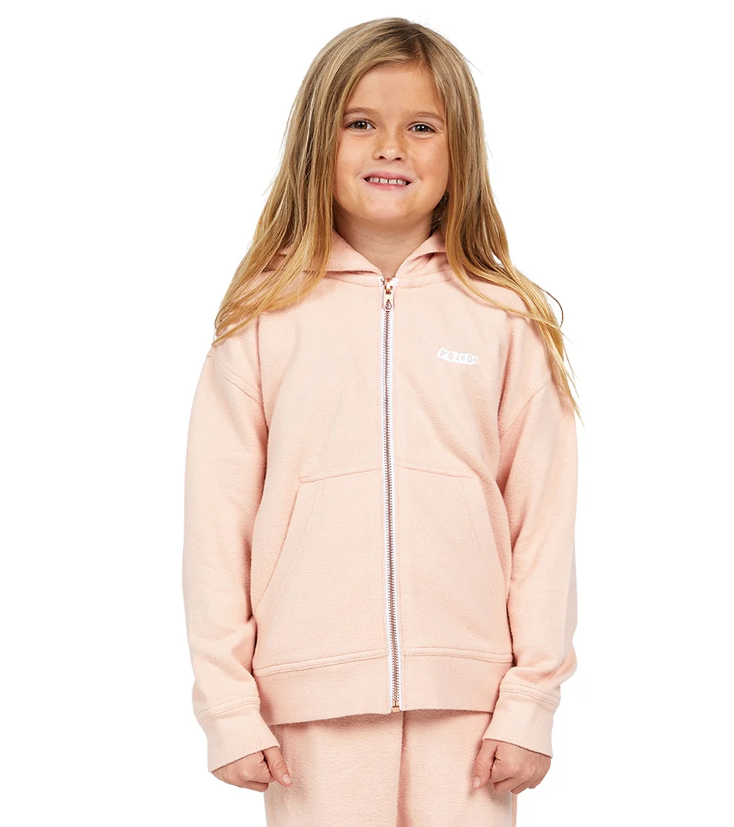 Volcom Girls' Lil Zip Fleece Hoodie (Big Kid) - Image 5