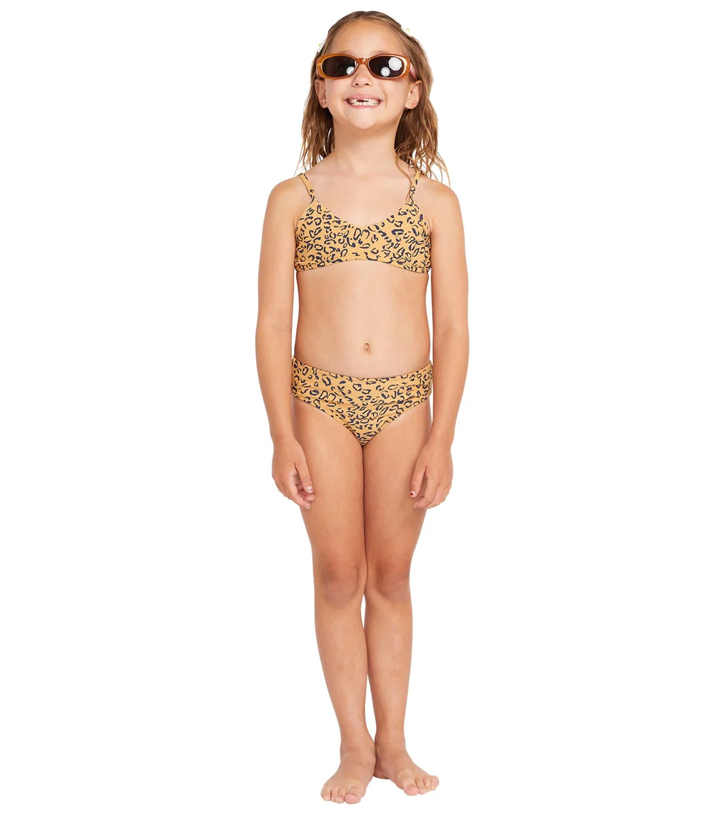 Volcom Girls' Yess Leopard Two Piece Bikini Set (Big Kid) - Image 3